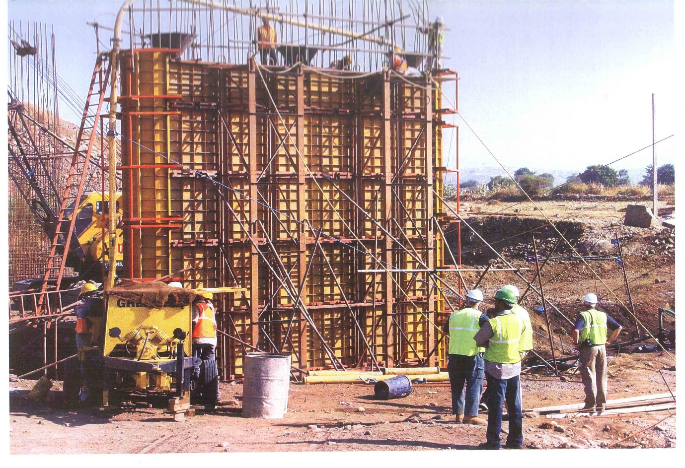 Fabrication and Manufacture of  REINFORCED CEMENT CONCRETE Beams for Ajnar Bridge & Other Bridges